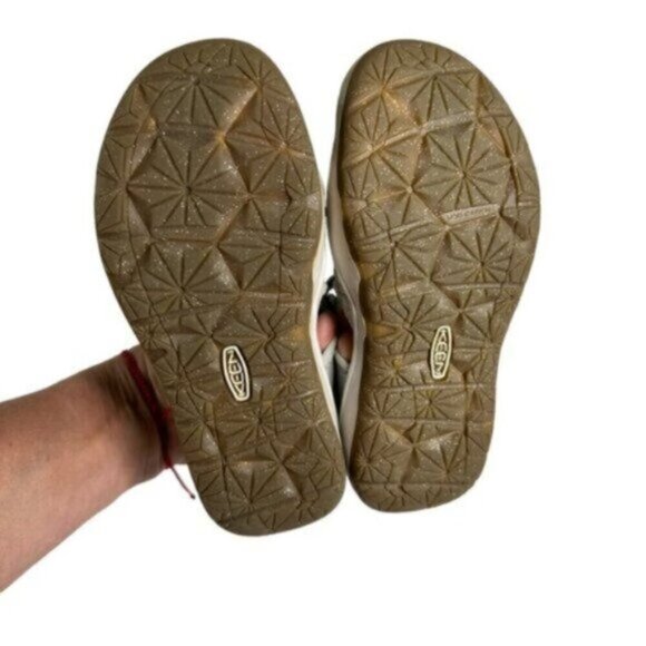 KEEN | Silver & Gray Toddler Waterproof Velcro Closure Sport Sandals Size 11 - Picture 7 of 9